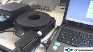 JSC100 controller video 3- motorized rotary stage and goniometer stage