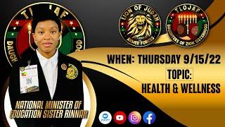 Daughters Of Zion Sisterhood Class: Health & Wellness