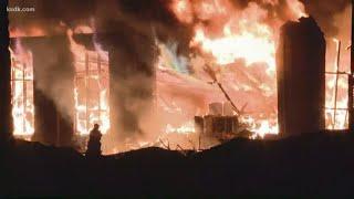 3-alarm fire at industrial area in Madison, Illinois, forces neighbors to evacuate