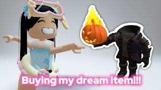 BUYING MY DREAM ROBLOX ITEM!!! 