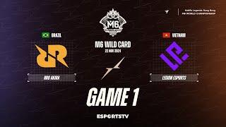 RRQ Akira vs Legion Esports GAME 1 M6 World Championship Wild Card Stage | RRQ vs LGE ESPORTSTV