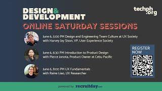 Online Saturday Sessions: Design and Development Month Week 1