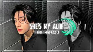 She's My Alibi Tiktok Trend Preset