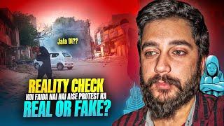 Reality checkkoi faida nai hai aise protest ka real or fake? Most viral pgc incident