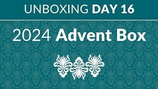 Unboxing Day 16 of the 2024 Sallie Tomato Advent Box!