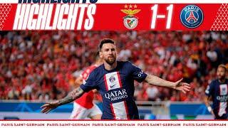 HIGHLIGHTS | BENFICA 1-1 PSG | MESSI ️