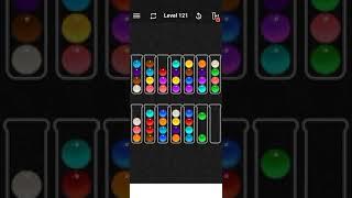 ball sort color puzzle level 121| ball sort puzzle game|