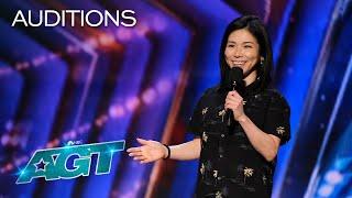 The Judges Call Aiko Tanaka's Audition 'Brilliant and Hilarious' | AGT 2022