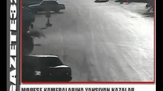 Isparta'da MOBESE kameralarına yansıyan kazalar - Gazete32