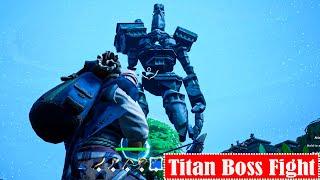 Frozen Flame Titan Boss Fight