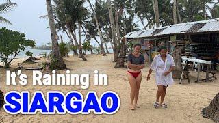 Siargao Island, Philippines - Rainy Walk in Paradise! Cloud 9 Siargao Surfing Area