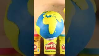  Como hacer el planeta Tierra con plastilina PlayDoh 