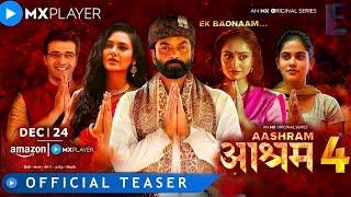 Aashram season 4 Official Trailer I Amazon MX Player I Bobby Deol I Ashram Season 4 Release Date