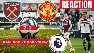 West Ham vs Manchester United 2-1 Live Stream Premier League Football EPL Match Score Highlights