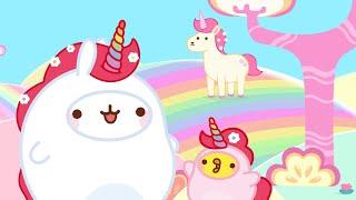 Molang and Piu Piu in UNICORN'S LAND  | Funny Compilation For kids