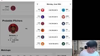 6월16일 MLB분석 - 운런저지