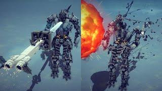 Transformer Masterpieces Destroyed by Various Exotic Missiles | Besiege