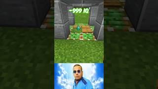 Minecraft Trap at Normal -999 IQ  (World's Smallest Violin) #minecraft #minecrafthindi