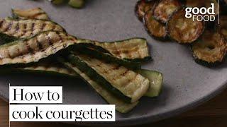 How to cook courgettes