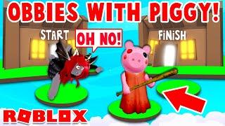 If You Can BEAT Piggy In These Adopt Me Obbies You Will Win A PRIZE! (Roblox)