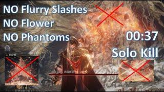 Elden Ring - Malenia Scythe 37sec Fast Solo Kill [Skip Her Flower and Combos, Spinning Strikes]