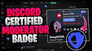 How To Get The New Discord Certified Moderator Badge 2021