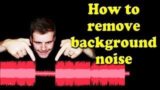 How to Remove Background Noise From Audio (Using Audacity)