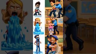 Paw Patrol Using Toilet Seats Inside the Classroom #shorts