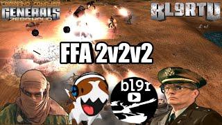 БИТВА С ЮТУБЕРАМИ В ГЕНЕРАЛАХ: bl9rTV & Basset в FFA 2v2v2 на Armored Fury | GENERALS ZERO HOUR