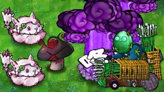 Nuclear mushroom and royal catreed. New ultra mutants and zombies ► Plants vs. Zombies Fusion #46
