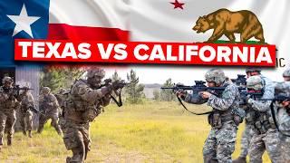 What if TEXAS and CALIFORNIA go To War - Who Wins?