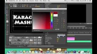 Adobe Premiere Pro CS6 Karaoke Tutorials (updated)