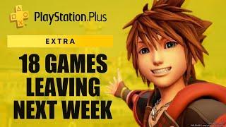 18 Games Leaving PlayStation Plus Extra Next Week - November 2024