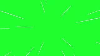 Speed Line Speed of Light Green Screen