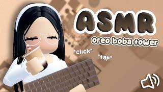 Roblox OREO BOBA TOWER, but it's KEYBOARD ASMR... *CLACKY*