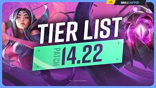 NEW TIER LIST for PATCH 14.22 - League of Legends