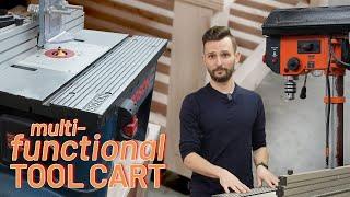 Three Tools, One Mobile Cart | Garage Organization