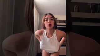 NO BRA  cute girls nipple #bikini #nobra #nobrachallenge(1)