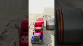 Truck vs Chained Hydraulic Crush - BeamNG.Drive