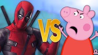 ДЭДПУЛ VS СВИНКА ПЕППА | СУПЕР РЭП БИТВА | Deadpool 2 ПРОТИВ Peppa Pig