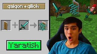 Minecraft lekn Haddan Tashqari Kuchaytirilgan Narsalar Yarata Olamiz || Minecraft Challange