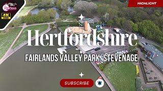 Fairlands Valley Park | Stevenage Area | Highlight |  Drone Video