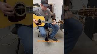 Lightning Fast 15 yr old Bluegrass Flatpicking Wynston Burnett shows a turnaround riff on our D45