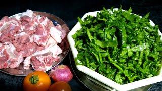 U.P Style Mein Banaye Palak Gosht Recipe | इस रेसिपी को खाने के बाद आप रोज़ एक की जगह चार रोटी खओगे