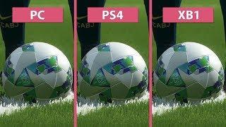 PES 2018 – PC vs. PS4 vs. Xbox One Graphics Comparison