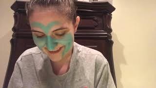 ASMR Face Mask Before Bed (whispering, shoop sounds)