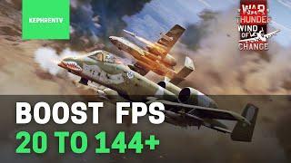 [2022] War Thunder - How to BOOST FPS and Increase Performance on any PC