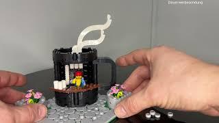 Ben's Lego ® / Klemmbausteine Welt ( World ) - MOC4065 - Kaffeetasse - REVIEW-  Video 67