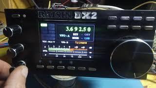 Трансивер Raisin DX2, режим RX.