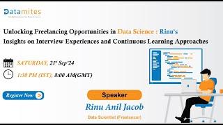 Unlocking Freelancing Opportunity in Data Science with Rinu